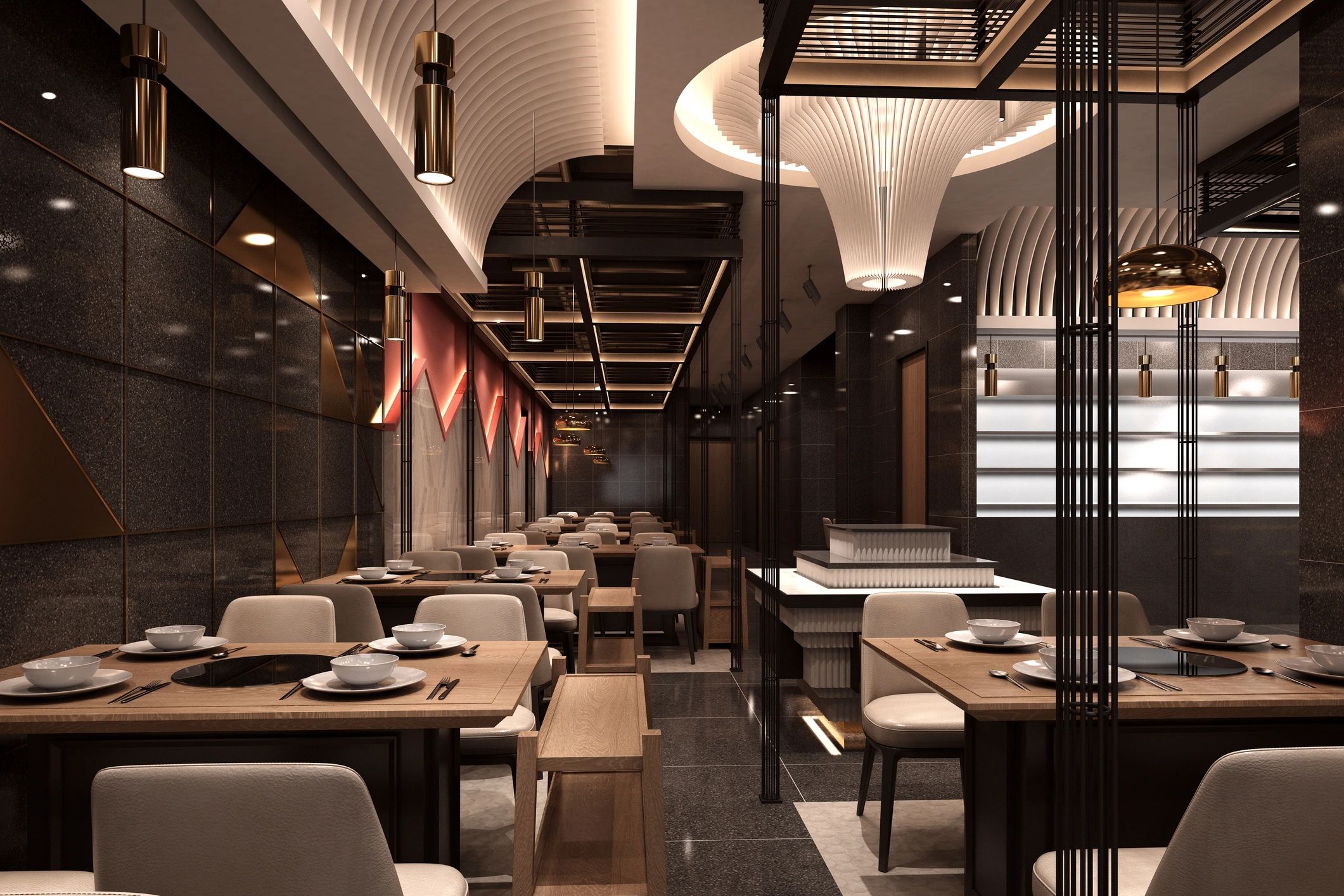 Welcoming dining area at The Souvlaki Grill
